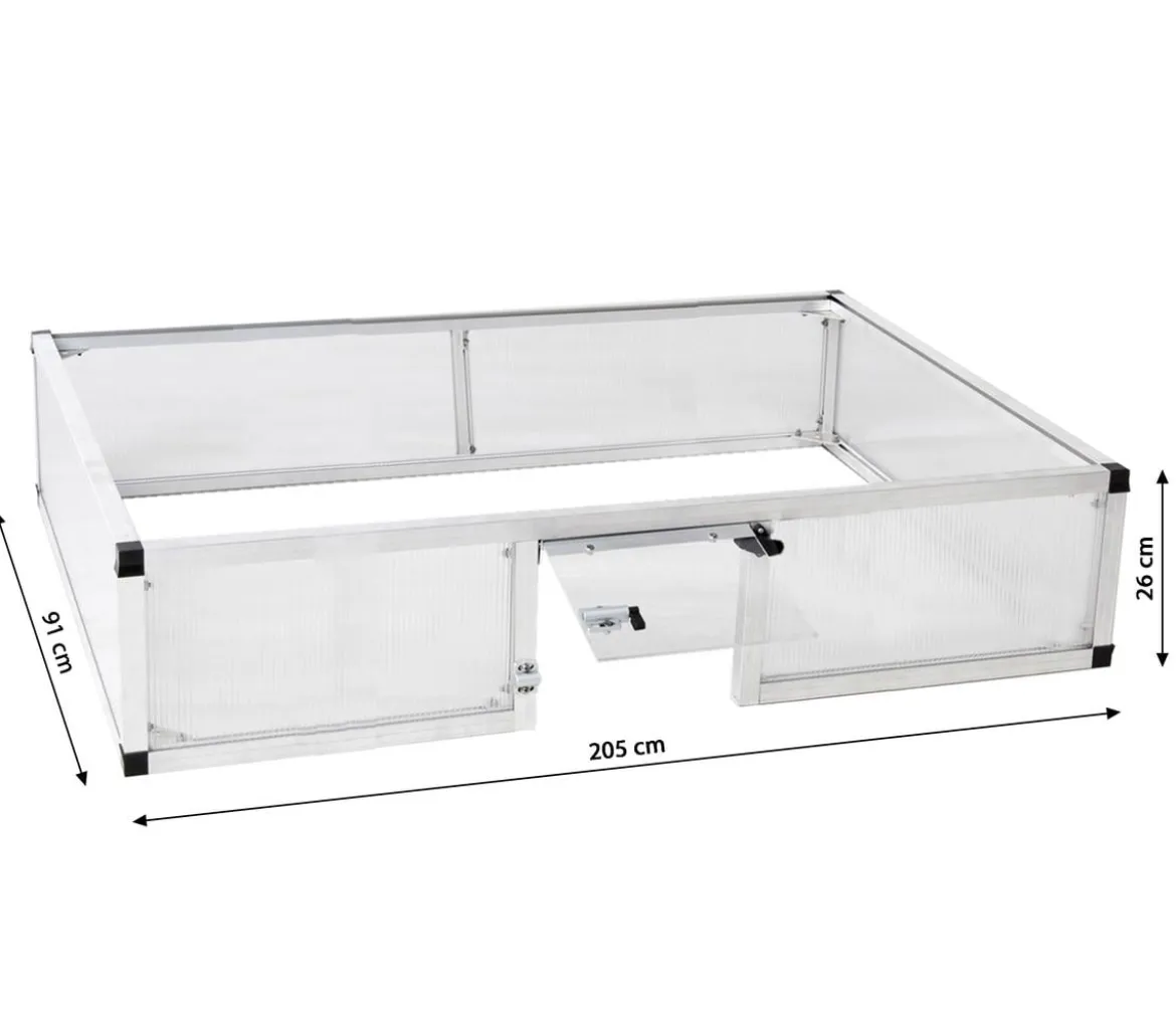 KGT Schildkröten-Unterbau für Frühbeet 210, ca. B205/H26/T91 cm