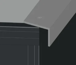 KGT Schneckenkante für Aluminium-Hochbeet 210, ca. B204/T90 cm