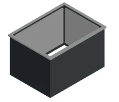 KGT Schneckenkante für Aluminium-Hochbeet 130, ca. B120/T90 cm