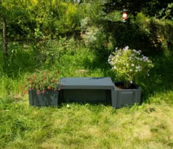 KHW Kunststoff-Gartenbank Berlin