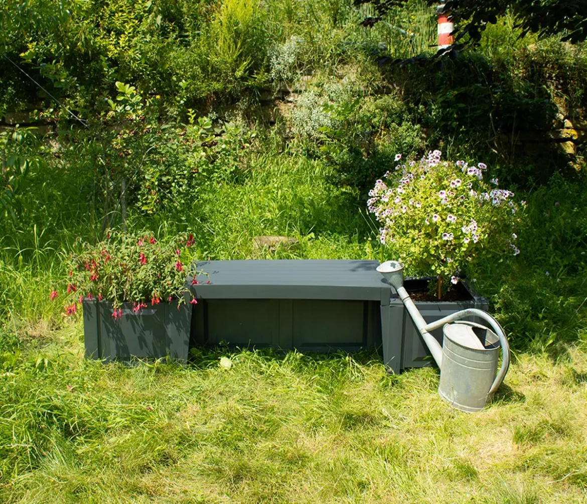 KHW Kunststoff-Gartenbank Berlin