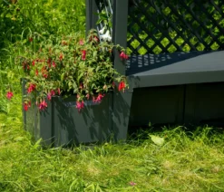 KHW Kunststoff-Gartenbank mit Rosenbogen Amsterdam, ca. B174/H207/T49 cm