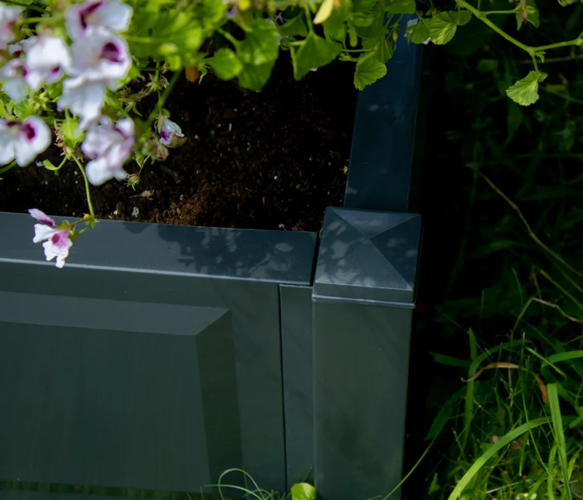 KHW Kunststoff-Gartenbank mit Rosenbogen Amsterdam, ca. B174/H207/T49 cm
