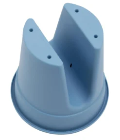 KHW Kunststoff-Geländertopf Flowerclip, rund, ca. Ø27/H27 cm, 3er-Set