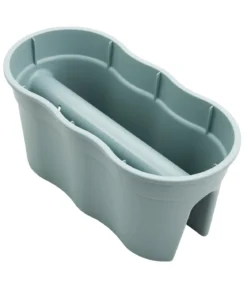 KHW Kunststoff-Geländertopf Flowerclip, ca. B57,5/H27/T27,7 cm, 2er-Set