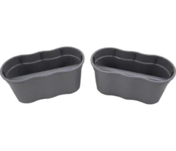KHW Kunststoff-Geländertopf Flowerclip, ca. B57,5/H27/T27,7 cm, 2er-Set