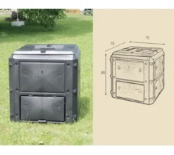 KHW Kunststoff-Komposter Bio Quick, 420 Liter