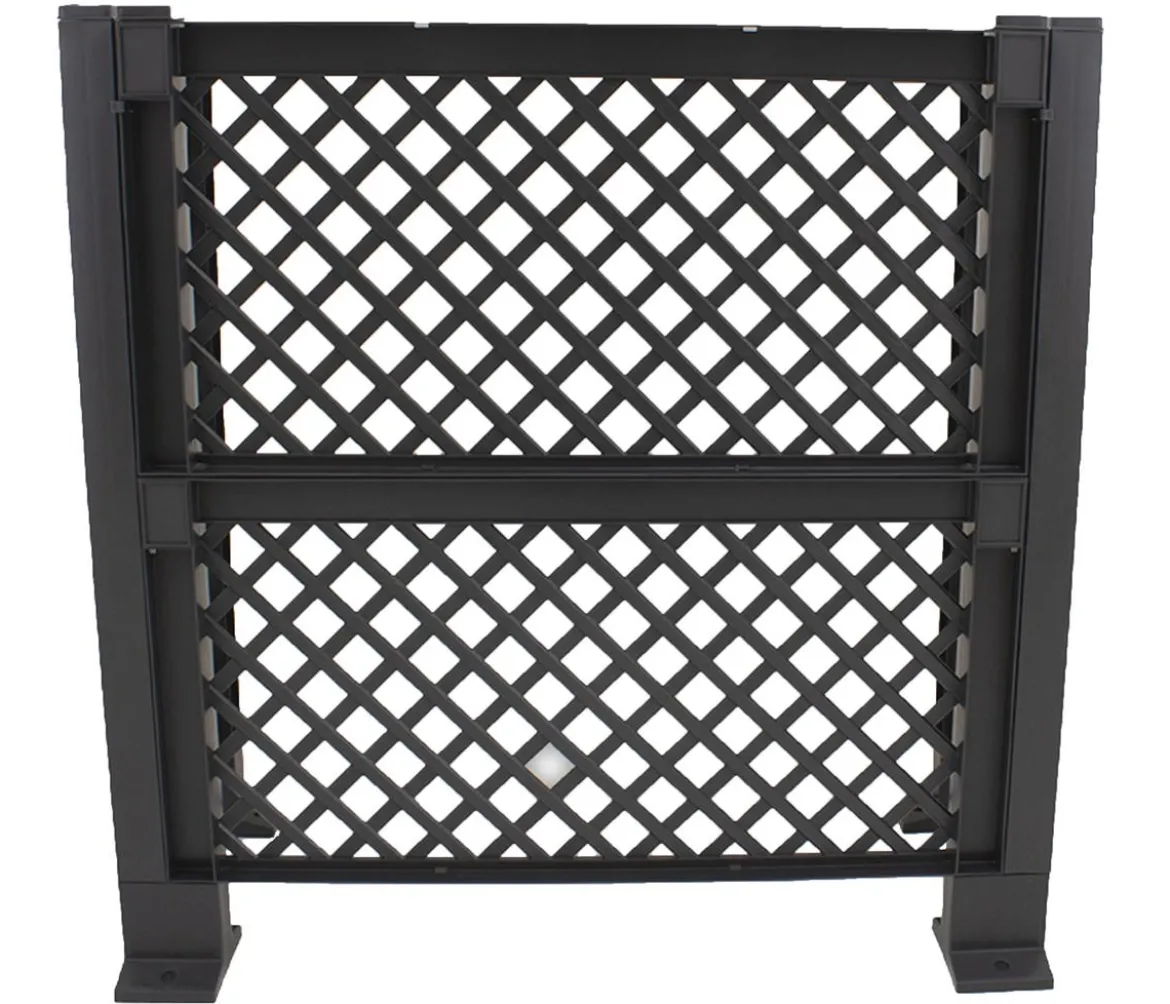 KHW Kunststoff-Mülltonnenspalier, 100 x 49 x 119 cm