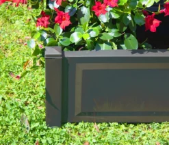 KHW Kunststoff-Pflanzkasten mit Spalier, ca. B100/H140/T43 cm