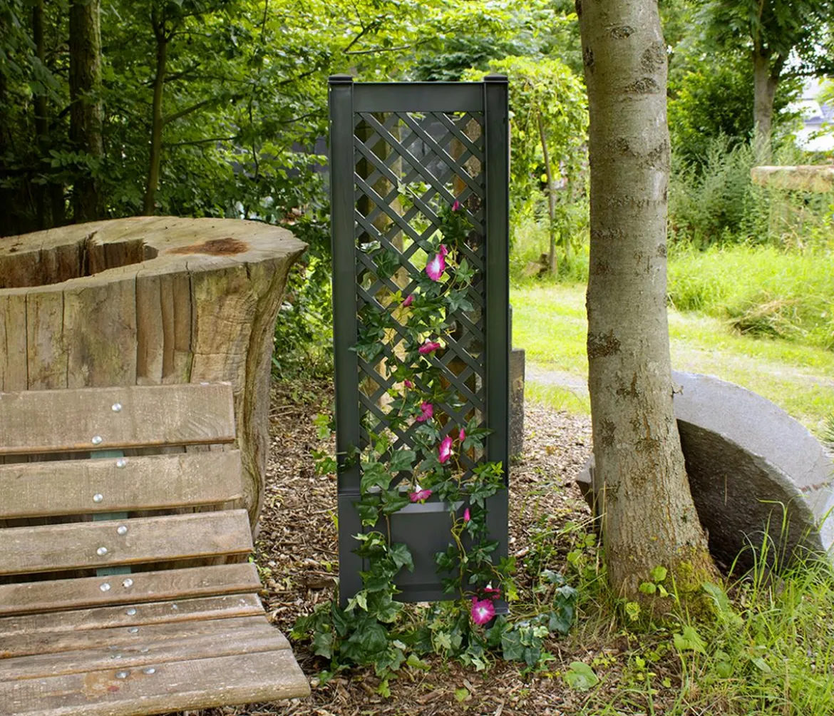 KHW Kunststoff-Spalier mit Erdspießen, ca. B43/H140/T6 cm