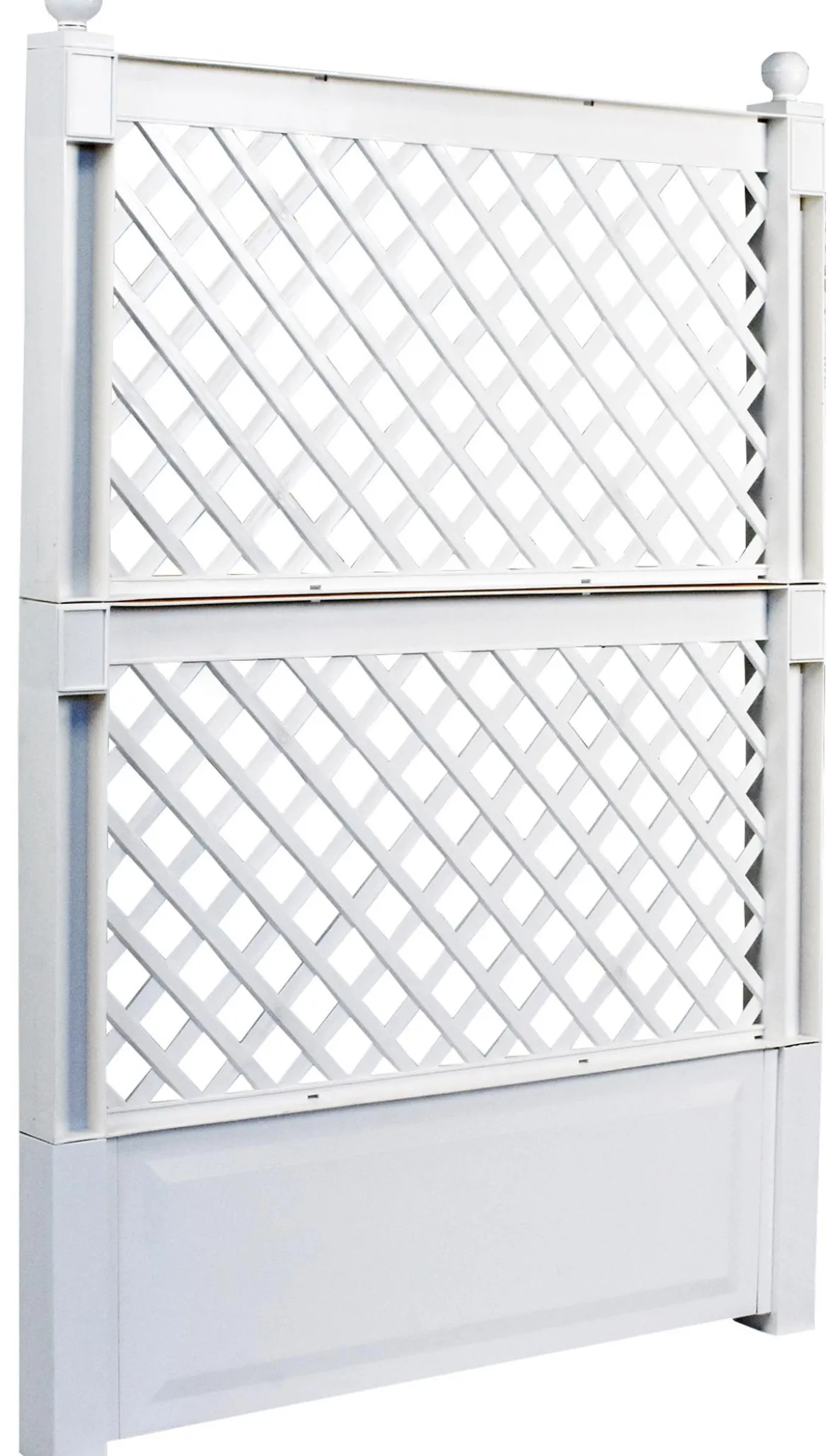 KHW Kunststoff-Spalier mit Erdspießen, ca. B100/H140/T6 cm