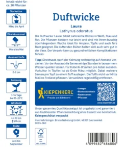 Kiepenkerl Saatgut Balkon-Duftwicke Laura