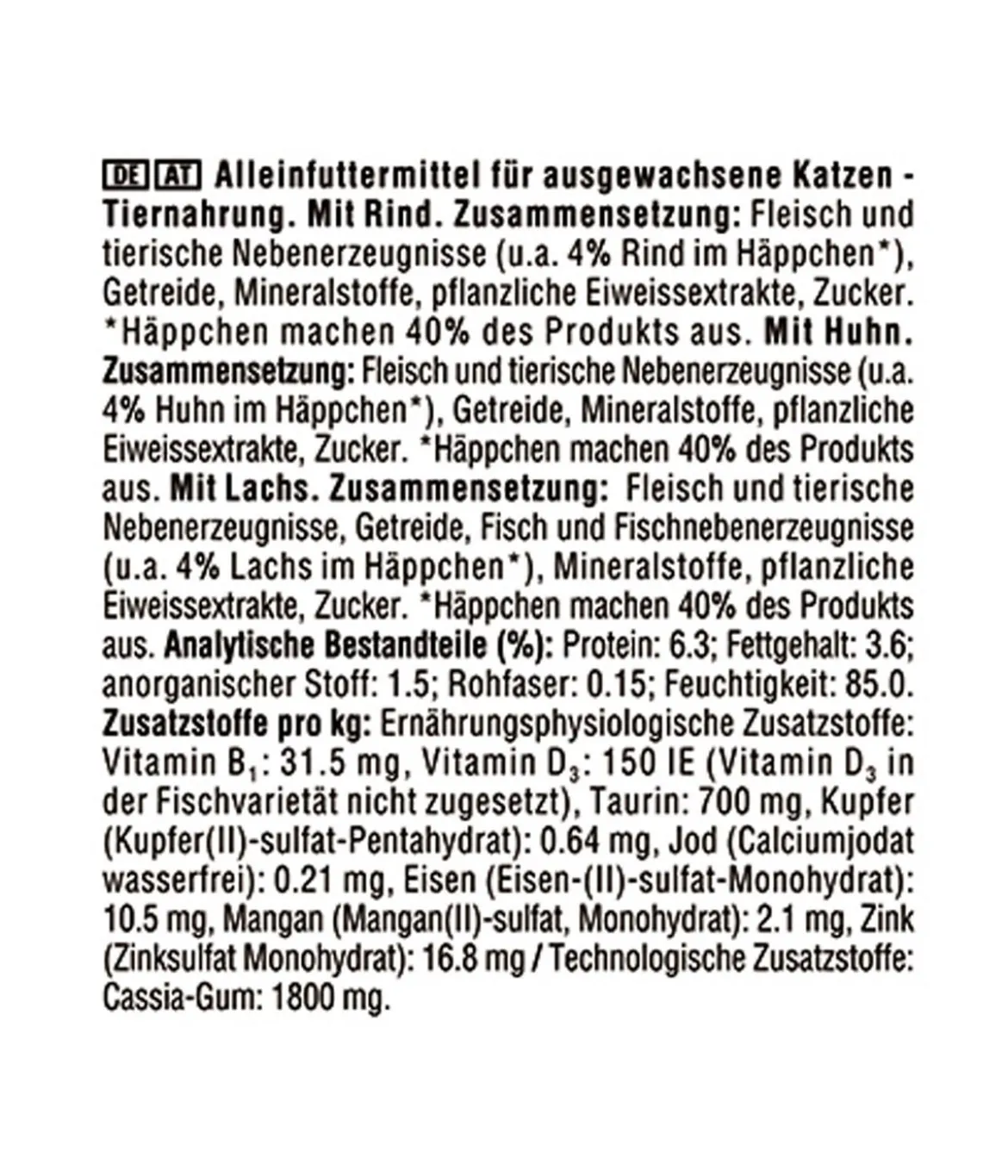KITEKAT® Nassfutter für Katzen Multipack Markt-Mix in Gelee, Adult, 12 x 85 g