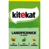 KITEKAT® Nassfutter für Katzen Multipack Landpicknick in Sauce, Adult, 48 x 85 g