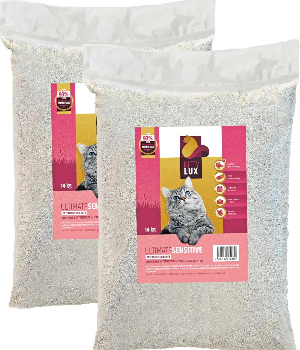 KittyLux Katzenstreu Ultimate Sensitive