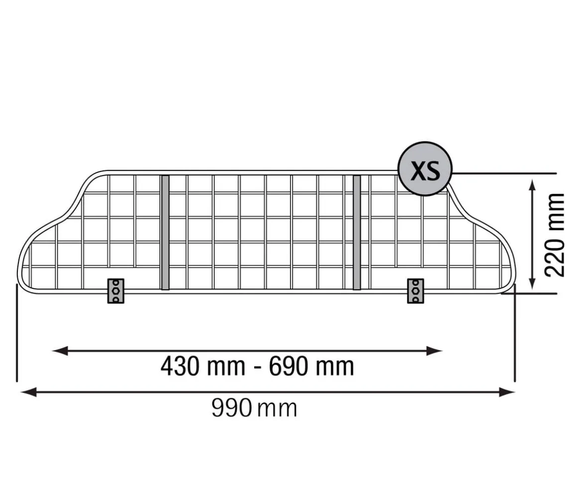 kleinmetall® Auto-Hundeschutzgitter TraficGard