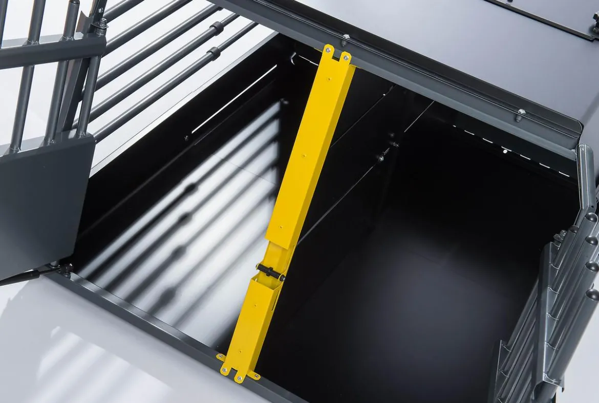 kleinmetall® Hundetransportbox VarioCage Doppelbox S, ca. B93/H59/T73-99 cm