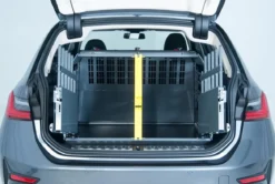 kleinmetall® Hundetransportbox VarioCage Doppelbox S, ca. B93/H59/T73-99 cm