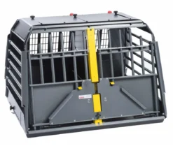 kleinmetall® Hundetransportbox VarioCage Doppelbox S, ca. B93/H59/T73-99 cm