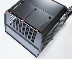 kleinmetall® Hundetransportbox VarioCage Doppelbox S, ca. B93/H59/T73-99 cm