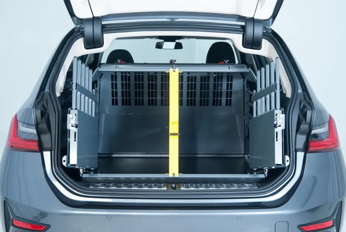 kleinmetall® Hundetransportbox VarioCage Doppelbox XL, ca. B99/H71,5/T81-103 cm