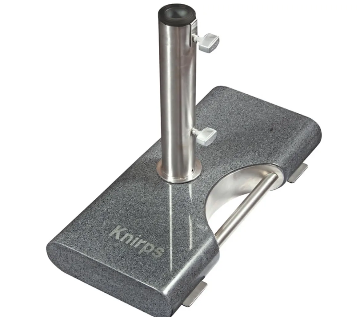 Knirps Balkon-Granitsockel mit Griff, 25 kg