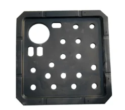 Kunststoff-Ersatzdeckel für Brunnen, schwarz, 56 x 56 x 3 cm