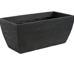 Kunststoff-Pflanzkasten Rille, ca. B80/H34/T40 cm, anthrazit