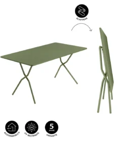 Lafuma Klapptisch Balcony Tab 140, ca. B140/H72/T80 cm