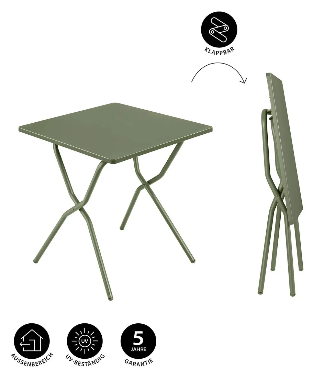Lafuma Klapptisch Balcony Tab 64, ca. B64/H72/T70 cm