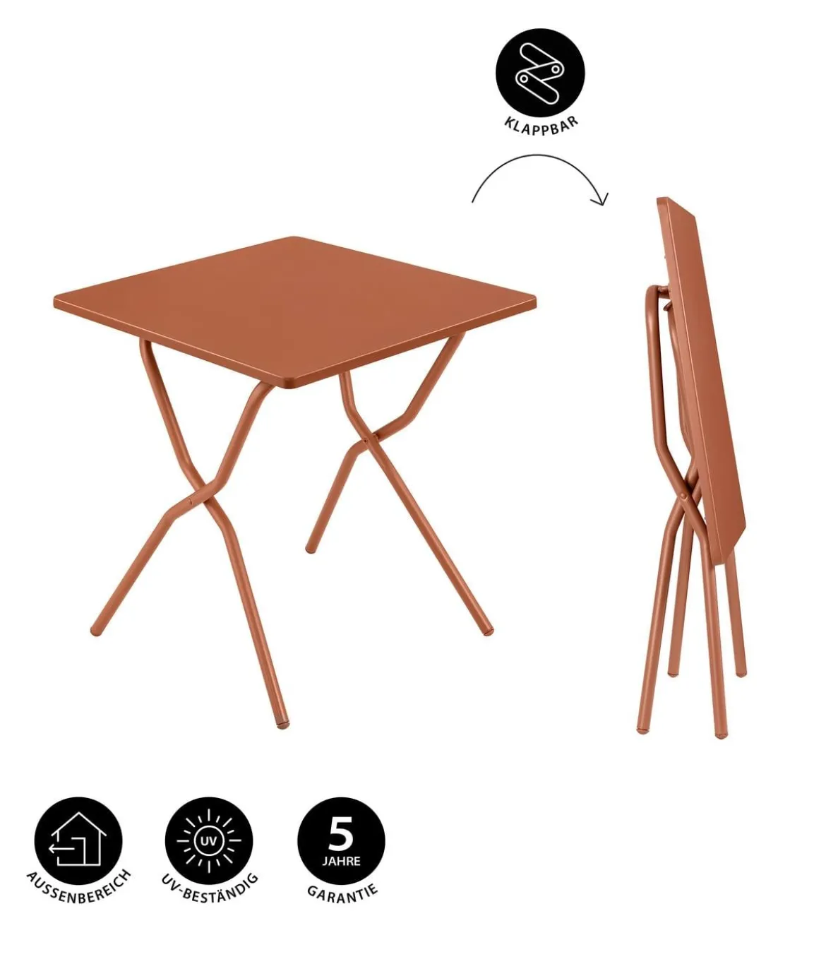 Lafuma Klapptisch Balcony Tab 64, ca. B64/H72/T70 cm
