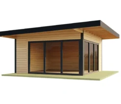Lasita Maja Blockbohlenhaus Domeo 9, ca. B590/H258,4/T590 cm