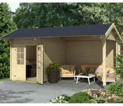 Lasita Maja Gartenhaus Kenzo, ca. B580/H273,6/T389,3 cm