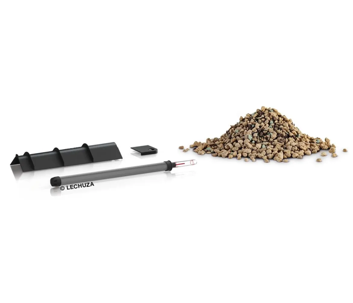 LECHUZA® Bewässerungs-Set für CUBE 40, CUBICO 40, CURSIVO 40, TRIO 40 und CUBICO ALTO 40, 4-teilig