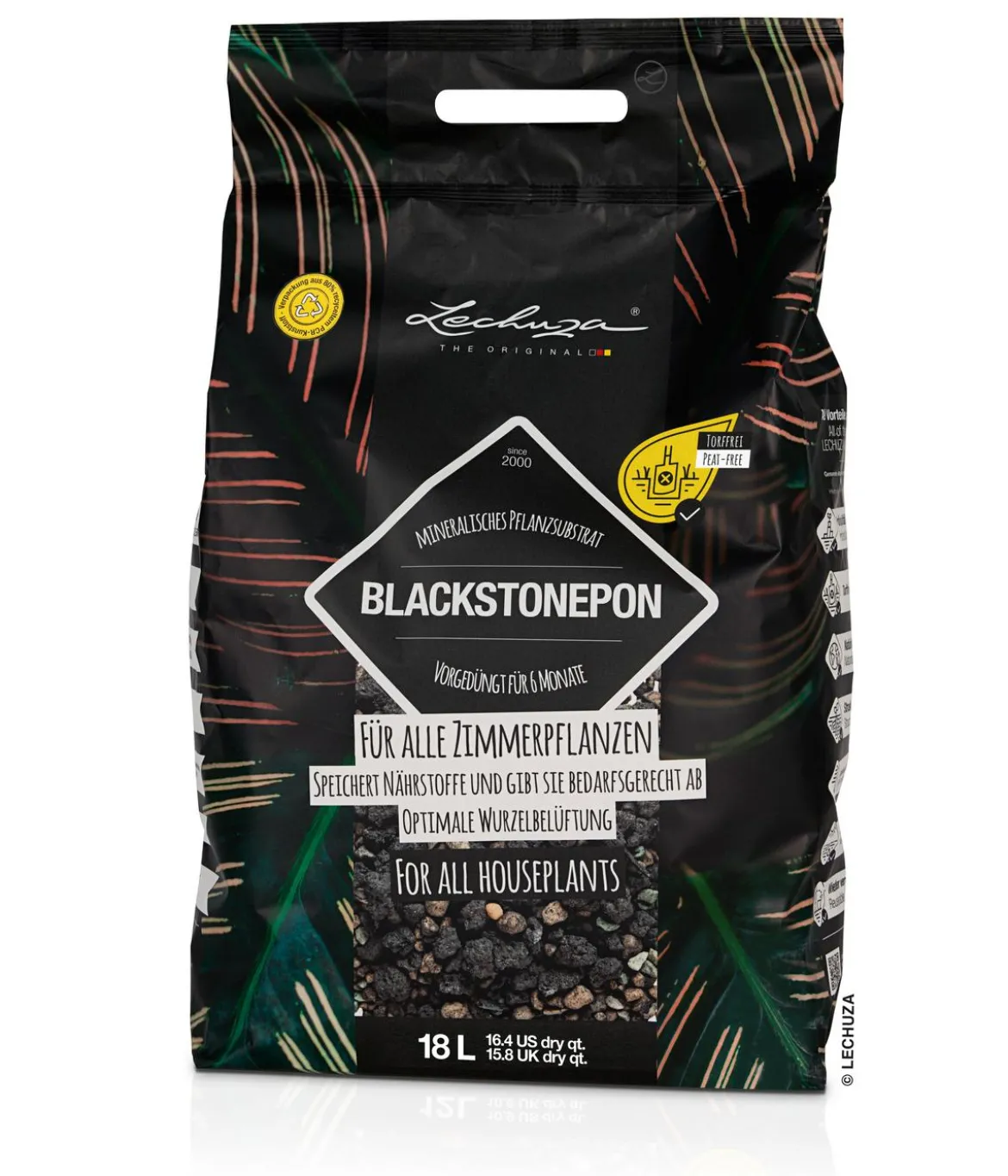 LECHUZA® BLACKSTONEPON Pflanzsubstrat