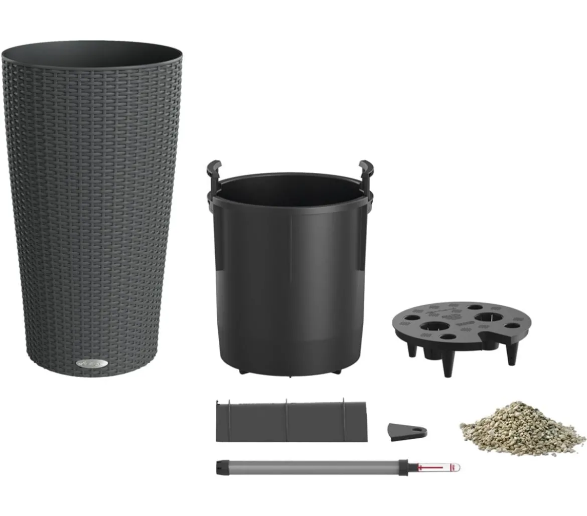 LECHUZA® Cilindro Cottage Pflanzgefäß, rund