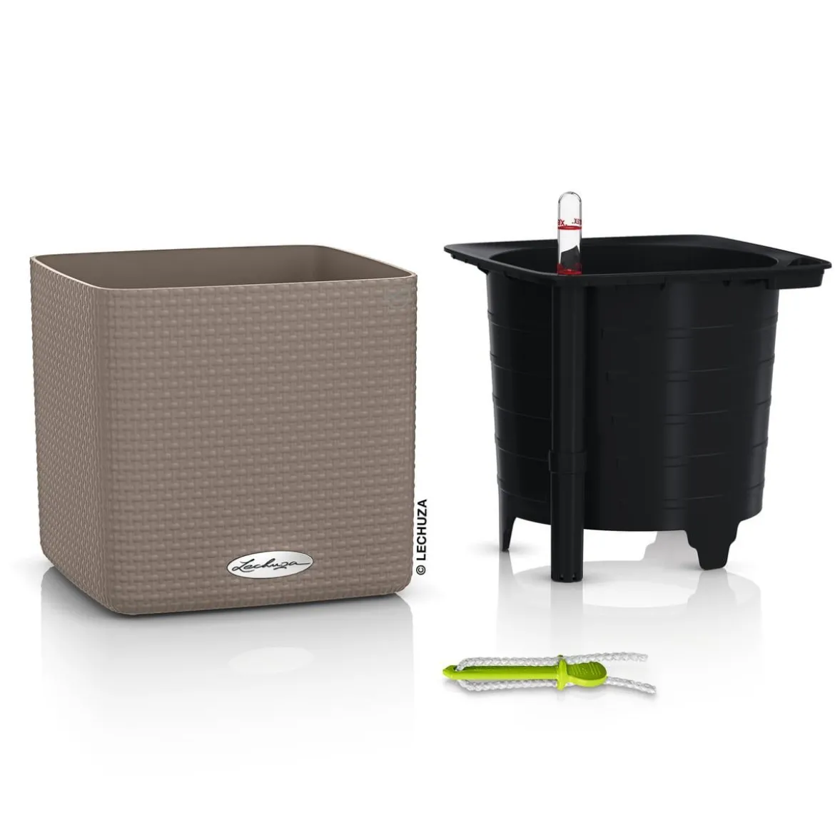 LECHUZA® CUBE Color, All-in-One Set