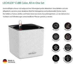 LECHUZA® CUBE Color, All-in-One Set