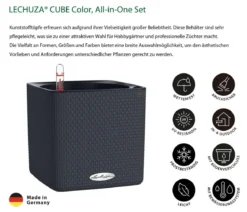 LECHUZA® CUBE Color, All-in-One Set