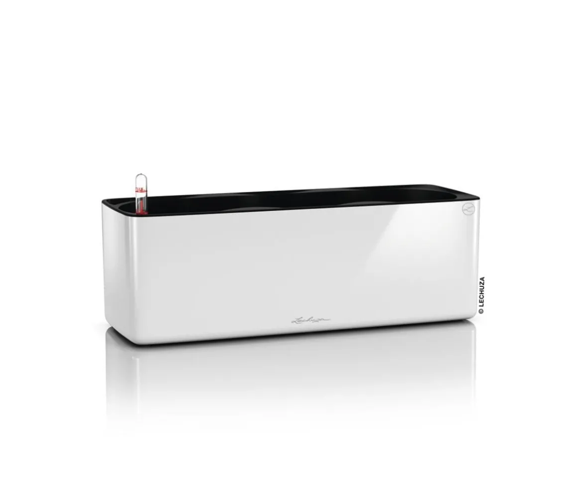 LECHUZA® CUBE Glossy Triple, All-in-One Set, 40 cm