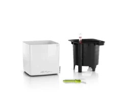 LECHUZA® CUBE Premium, All-in-One Set, hochglanz