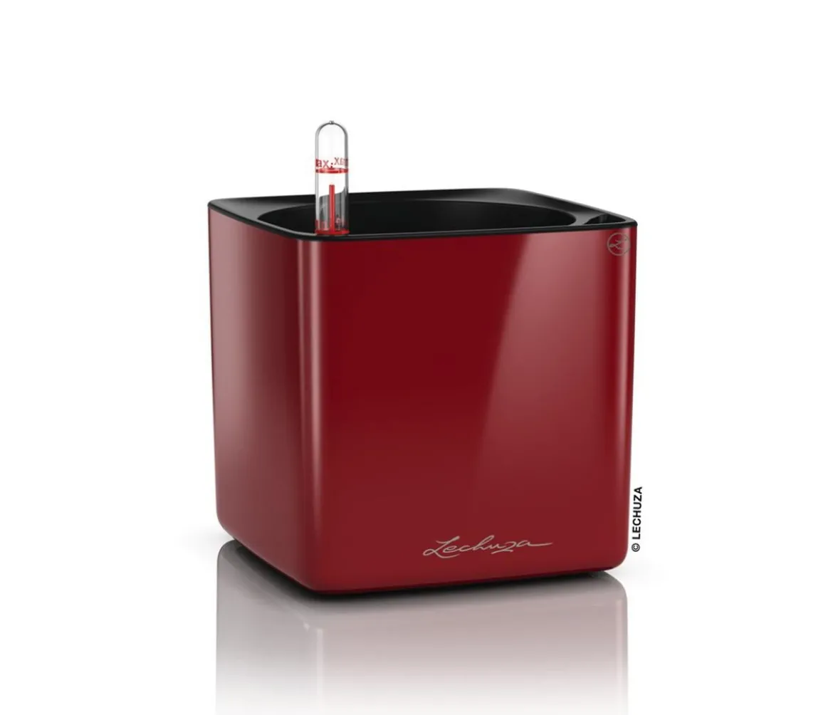 LECHUZA® CUBE Premium, All-in-One Set, hochglanz