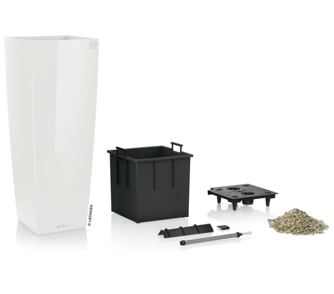 LECHUZA® CUBICO ALTO, All-in-One-Set, ca. B40/H105/T40 cm