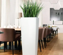 LECHUZA® CUBICO ALTO, All-in-One-Set, ca. B40/H105/T40 cm