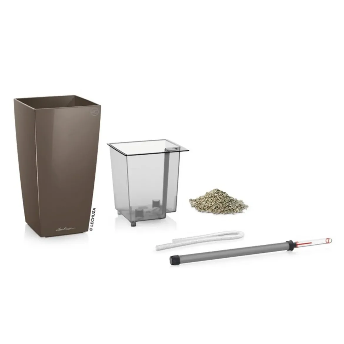 LECHUZA® CUBICO Premium, All-in-One-Set