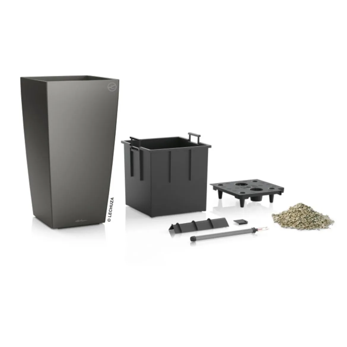 LECHUZA® CUBICO Premium, All-in-One-Set