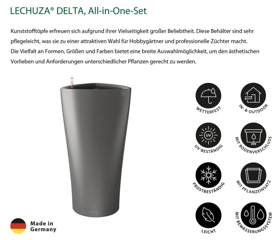 LECHUZA® DELTA, All-in-One-Set