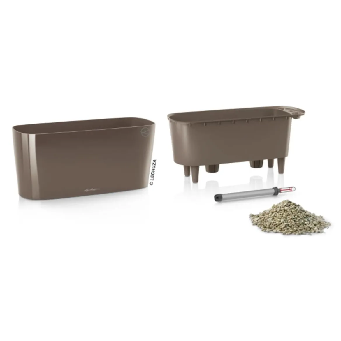 LECHUZA® DELTA, All-in-One-Set, hochglanz