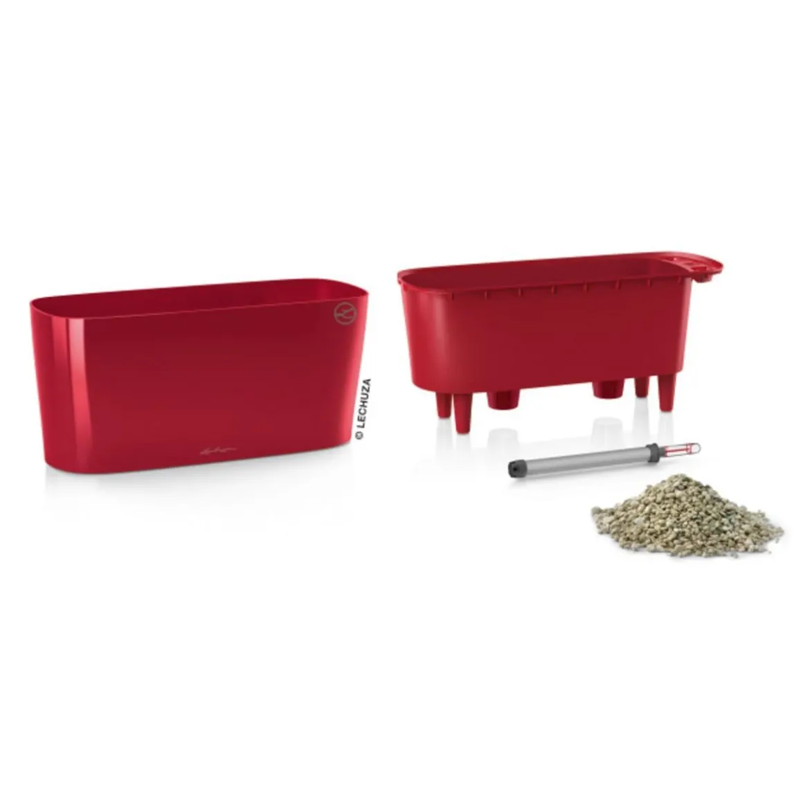 LECHUZA® DELTA, All-in-One-Set, hochglanz
