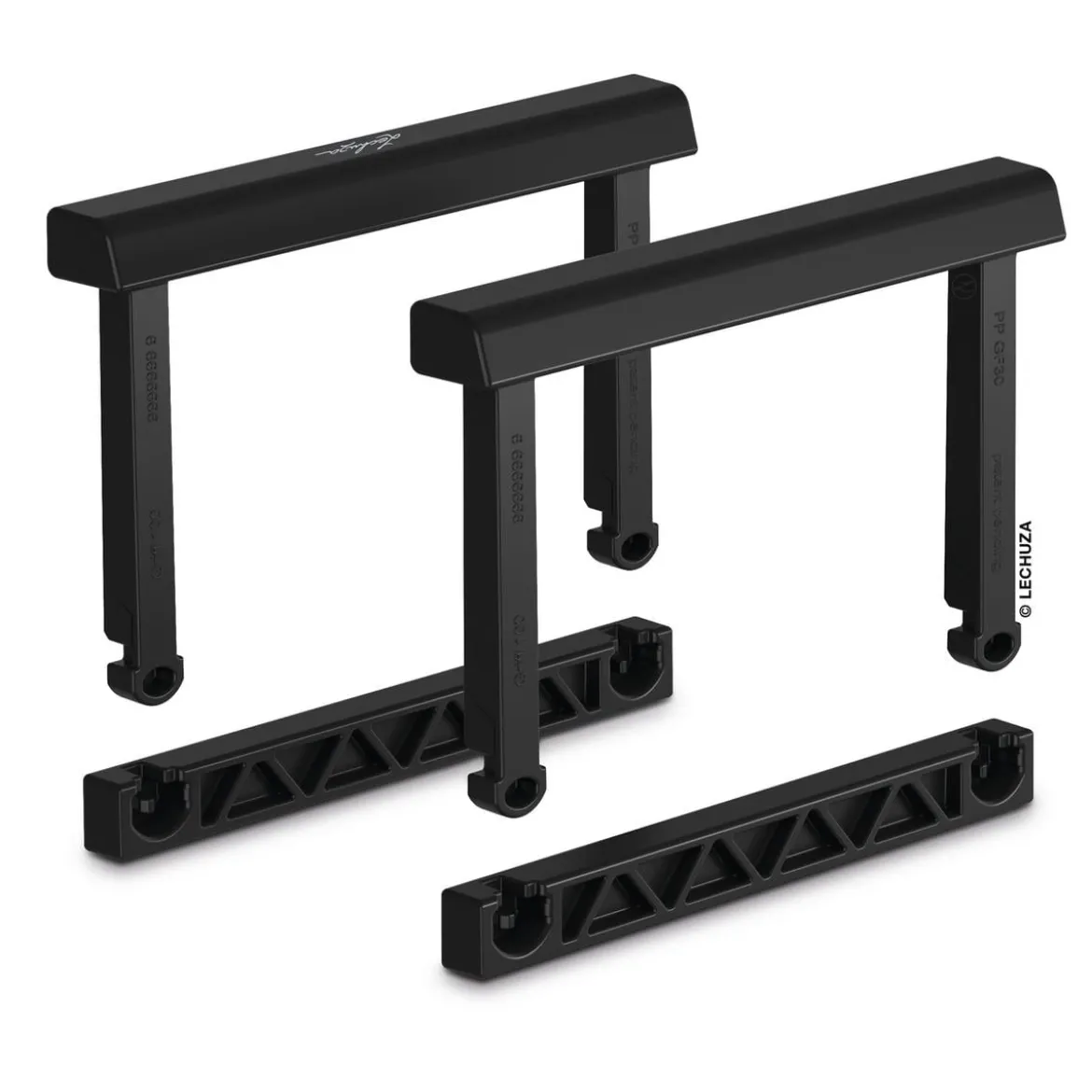LECHUZA® Griffe-Set für CUBICO 30/40/50, CUBE 30/40/50, CUBICO ALTO, TRIO 30/40 und CANTO 80, 8-teilig